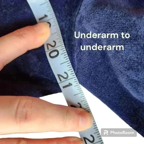 C. Wonder Jacket Velvet Lined Blazer Navy Blue 81893 Size 14 - Picture 9 of 10